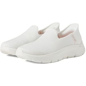 Skechers Hands Free Slip-ins Go Walk Flex-Relish Sneakers voor dames, crème-wit, 36.5 EU Breed