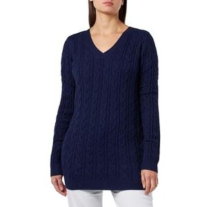 SIDONA Gebreide damestrui 15424696-SI01, blauw, XL/XXL, blauw, XL/XXL