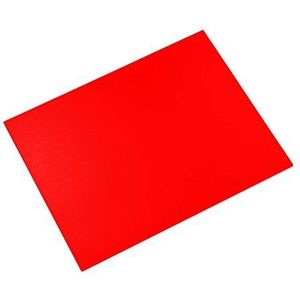 Läufer 40594 Durella bureauonderlegger, 40 x 53 cm, pop-rood, antislip bureauonderlegger voor hoog schrijfcomfort, afwasbaar
