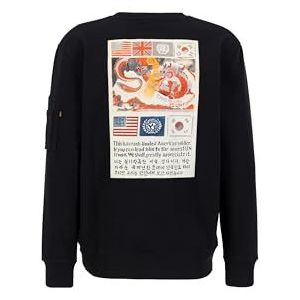 Alpha Industries - USN Blood Chit - Sweatshirt - Zwart - Katoen