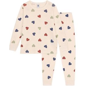 Petit Bateau Pyjama met lange mouwen voor meisjes, Lawine/Multico, 24 Maanden