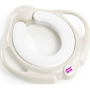 OKBABY Pinguo Soft - Toiletverkleiner met comfortabele en ergonimische zitting - wit