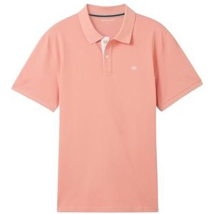 TOM TAILOR Poloshirt voor heren, 12642 - Hazy Coral Rose, XL