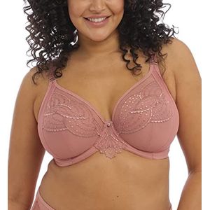Elomi Women's Plus Size Priya Underwire Plunge Bra, Rose Gold, 44F