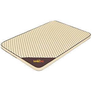 Hobbydog M Mlibwg16 80 X 54 cm M (R1) hobbydog light matras beige met stippen, M, beige met doppen