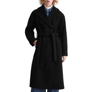 Marc O'Polo Denim damesmantel gevoerd met reverskraag, zwart, XXS