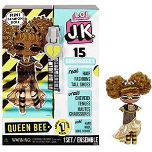LOL Surprise JK Mini Modepop- 15 Verrassingen, Kleding en Accessoires - Vanaf 6 Jaar- Om te Verzamelen - Queen Bee