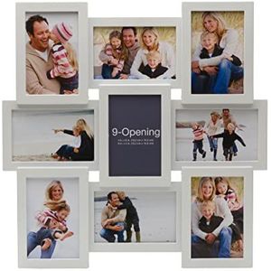 Melannco 9-Opening Collage Picture Frame, Wit