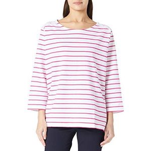 Armor Lux Matrose borduurwerk T-shirt dames, wit/azalea, 36