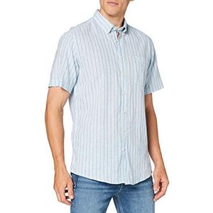 Camel Active Heren 1/2 A Vrijetijdshemd, Blauw (Light Blue S50), S