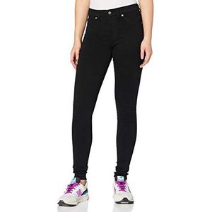 Dr. Denim Dames Plenty Skinny Jeans - zwart - S