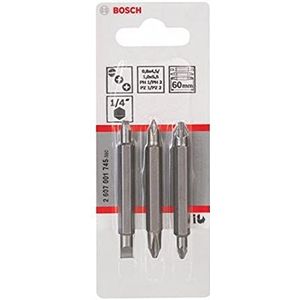 Bosch Professional Bosch 2607001745 3-delige dubbelzijdige bitset x H LS 06-1.0 PH1-2 P