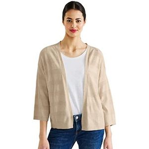 Street One Dames structuurvest, Light Smooth Sand Melange, 42