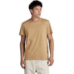 G-STAR Heren Base-s T-shirt, beige (Safari D16411-336-b444), XL