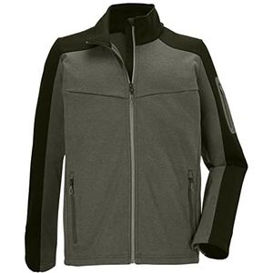 Killtec (KILAH) Men's Fleecejack/powerstretchjack met opstaande kraag KOW 32 MN FLX JCKT, donkere modder, XXL, 38635-000