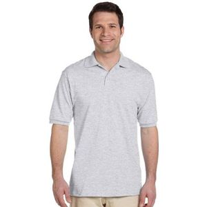 Jerzees Heren Spot Shield korte mouw Polo Sport Shirt - grijs - XL