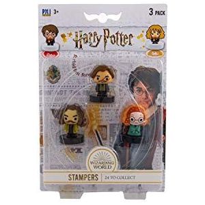 Bizak Harry Potter 64115020 Verzamelfiguren, set van 3 stuks, met hoge detailnauwkeurigheid, 24 figuren om te verzamelen, verschillende karakters, aanbevolen vanaf 3 jaar
