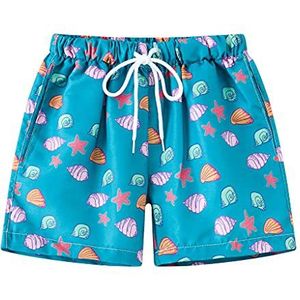 Little Hand Zwemshorts voor jongens, zomer, surfshorts, voor kinderen, sneldrogend, leeftijd 2-3 jaar, blauw 6, Blauw 6, 2-3 Jaren