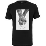 Mister Tee Trust 2.0 Tee T-shirt voor heren, zwart, L
