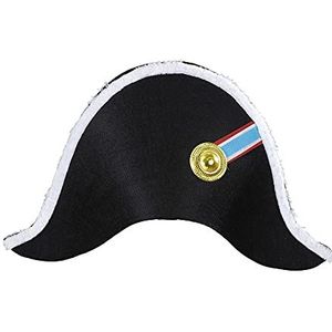 Widmann 01126 Hat Napoleon (kostuum man/vrouw), zwart