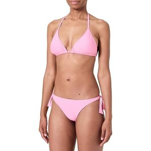 Verstelbare bikiniset, effen, Pastel roze, 34