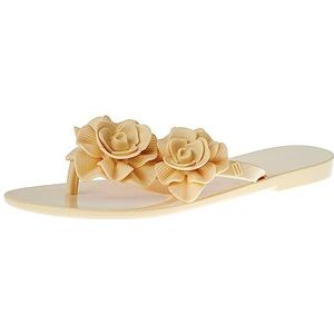 melissa Mini Harmonic Garden Inf platte sandalen voor meisjes, Geel, 32 EU