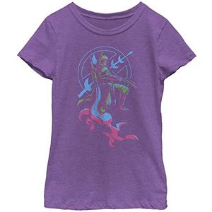 Star Wars Fett Seal T-shirt voor meisjes, Purple Berry, XS, paarse bessen, XS, Paarse bes, XS