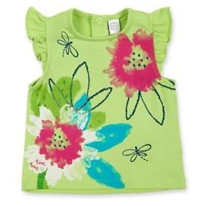 Tuc Tuc Mouwloos T-shirt voor baby meisjes in groen met ruches, Groen, 12 Maanden