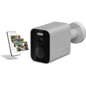 Xiaomi Outdoor Camera BW300 Outdoor-camera met lange batterijduur, resolutie 2K, IP67, kleurennachtlampje, 130 graden, wit
