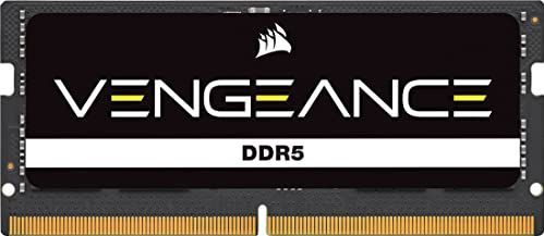 CORSAIR VENGEANCE SODIMM DDR5 RAM 16 GB (1x16 GB) 5600MHz CL48 Intel XMP iCUE Compatibel Computergeheugen - Zwart (CMSX16GX5M1A5600C48)