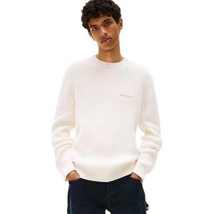 Tommy Jeans - Gebreide Pullover - Effen - Regular Fit - Zuiver Katoen