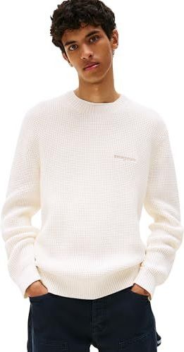 Tommy Jeans - Gebreide Pullover - Effen - Regular Fit - Zuiver Katoen