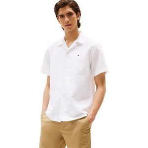 Tommy Hilfiger Heren S/S Shirt, Wit (wit), XS