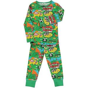Småfolk Nightwear Farm, oranje, 7-8 Jaar