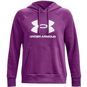 Under Armour UA Rival Fleece Groot Logo Hdy, Paars, LG