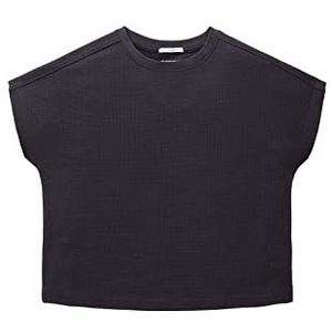 TOM TAILOR Basic T-shirt voor meisjes, 29476 - Coal Grey, 152 cm