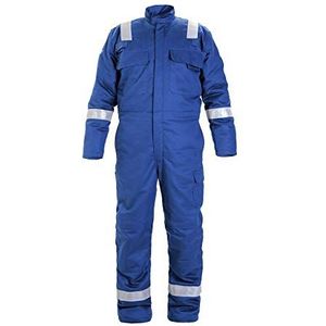 Hydrowear 043540KB Morra winteroverall met 2 borstzakken, 80% katoen/19% Polyester/1% antistatisch, 4X-groot formaat, Royal Blue