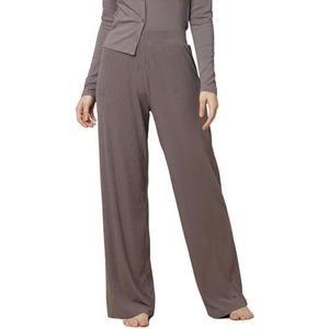 Triumph dames natuurlijke spotlight geribbelde broek Pyjama bodem, Duif grijs, 36