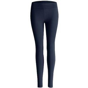Nur Die Relax & Go Comfortabele vrijetijdsbroek voor dames, stretch katoenen leggings, donkerblauw, XL