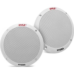 Pyle - 6,5 Inch - Marine Luidsprekers - Wit - 2-Weg Waterdicht Stereosysteem - 400W