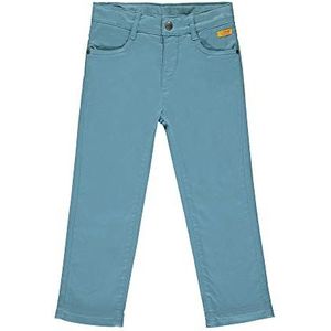 Steiff Jongens met schattige teddyberappliquébroek, turquoise (Adriatic Blue 6045), 80 cm