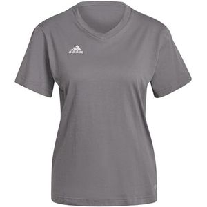 adidas Dames Entrada 22 Tee (Plus Size), Team Grey Four, S Extra Tall