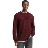 Tom Tailor Denim - Gebreide Pullover - Mêlee - Regular Fit - Katoenmix