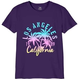 Republic Of California Los Angeles California 1989 GIREPCZTS050 T-shirt voor meisjes, paars, maat 06 jaar, Mauve, 6 Jaren