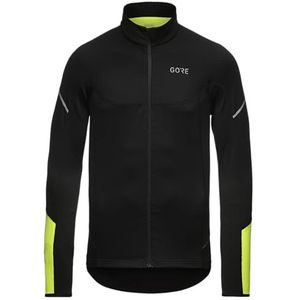 GORE WEAR M, Shirts, heren, Zwart/Geel (Black/Neon Yellow), S