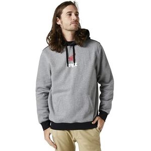 Fox Racing Heren Honda Pullover Fleece Sweatshirt met capuchon, Grafiet-grijs gemêleerd, XL