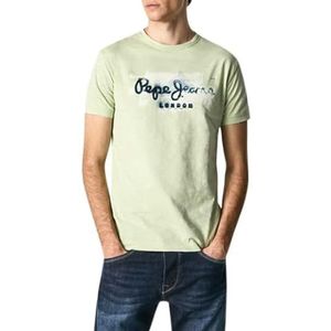 Pepe Jeans Golders N T-shirt voor heren, Groen (samenstelling), XS