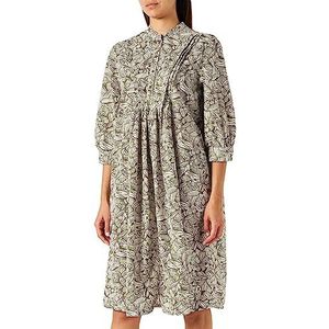 Camel Active Womenswear Casual damesjurk, Aop Leaf Print, 36 EU/M
