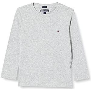 Tommy Hilfiger Gebreide tops voor jongens met lange, grijs (grey heather), 74 cm