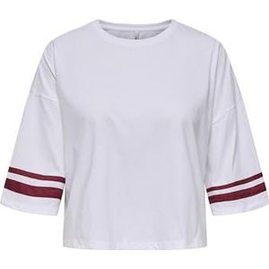 Onlpaloma S/S O-Neck Top Box JRS, cloud dancer, S